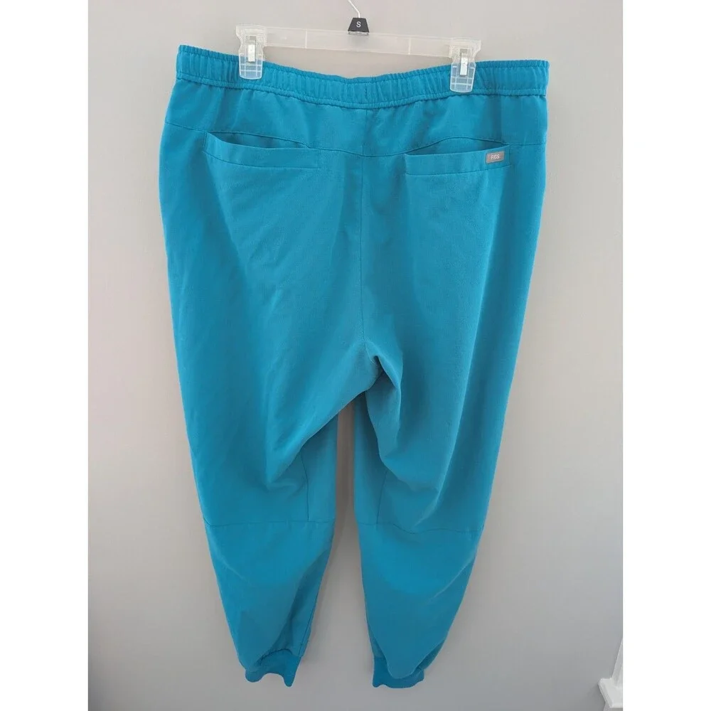 FIGS Technical Collection Zamorra Jogger Scrub Pants Men XXL Blue Teal MXXSW2004